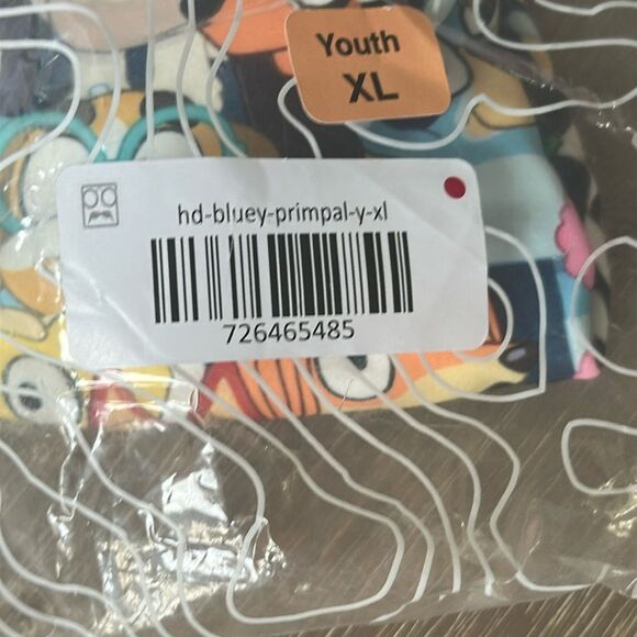 RSVLTS BLUEY "PRIMARY PALS" youth XL unisex NWT in packaging - Picture 7 of 7